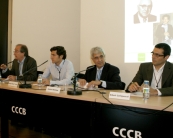 Joan Ross, Josep Maria Trib, Xavier Molinas y Albert Caigueral